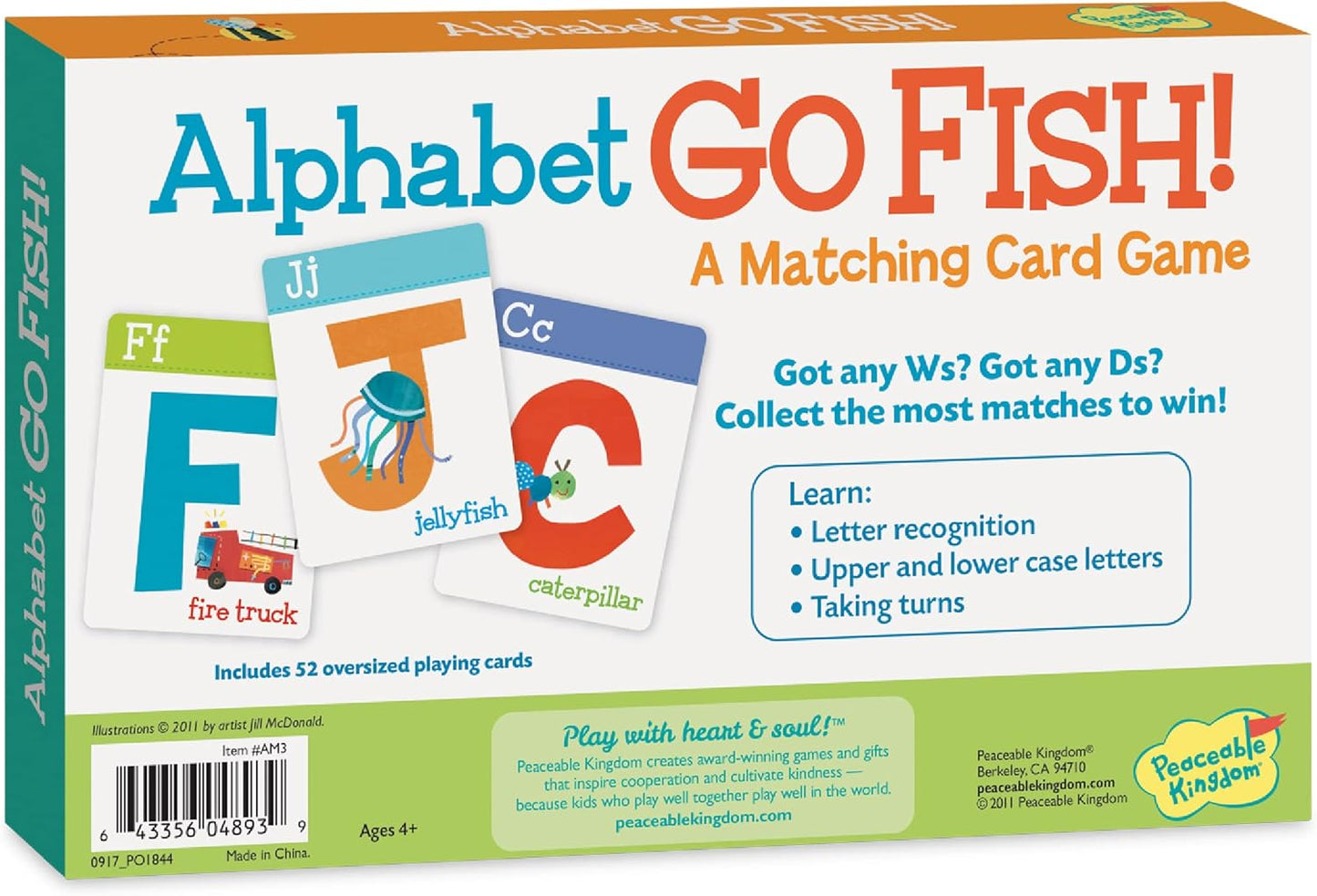 ALPHABET GO FISH! CARD GAME