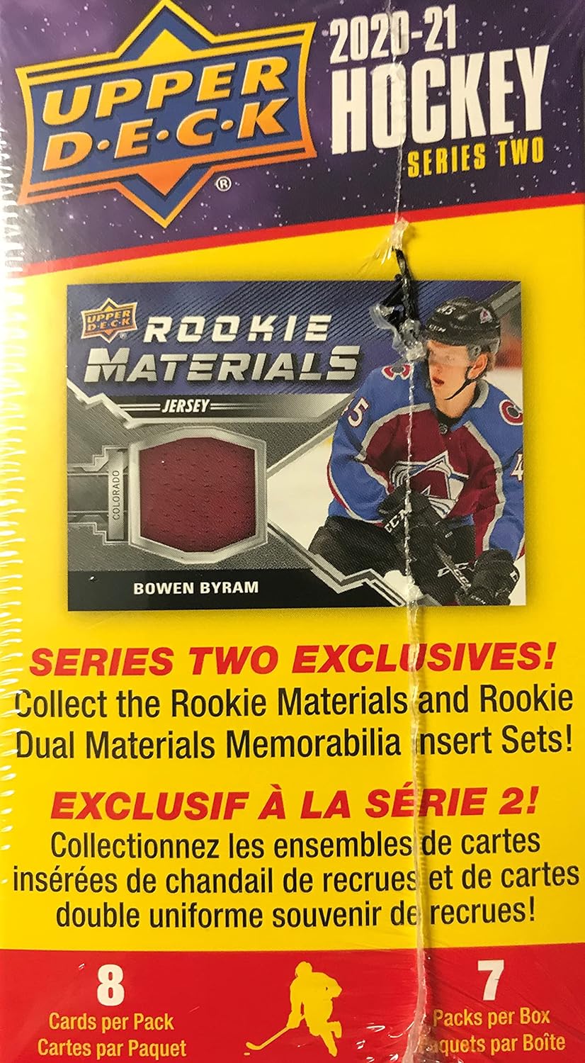 2020/21 Upper Deck Series 2 Hockey 7-Pack Blaster Box