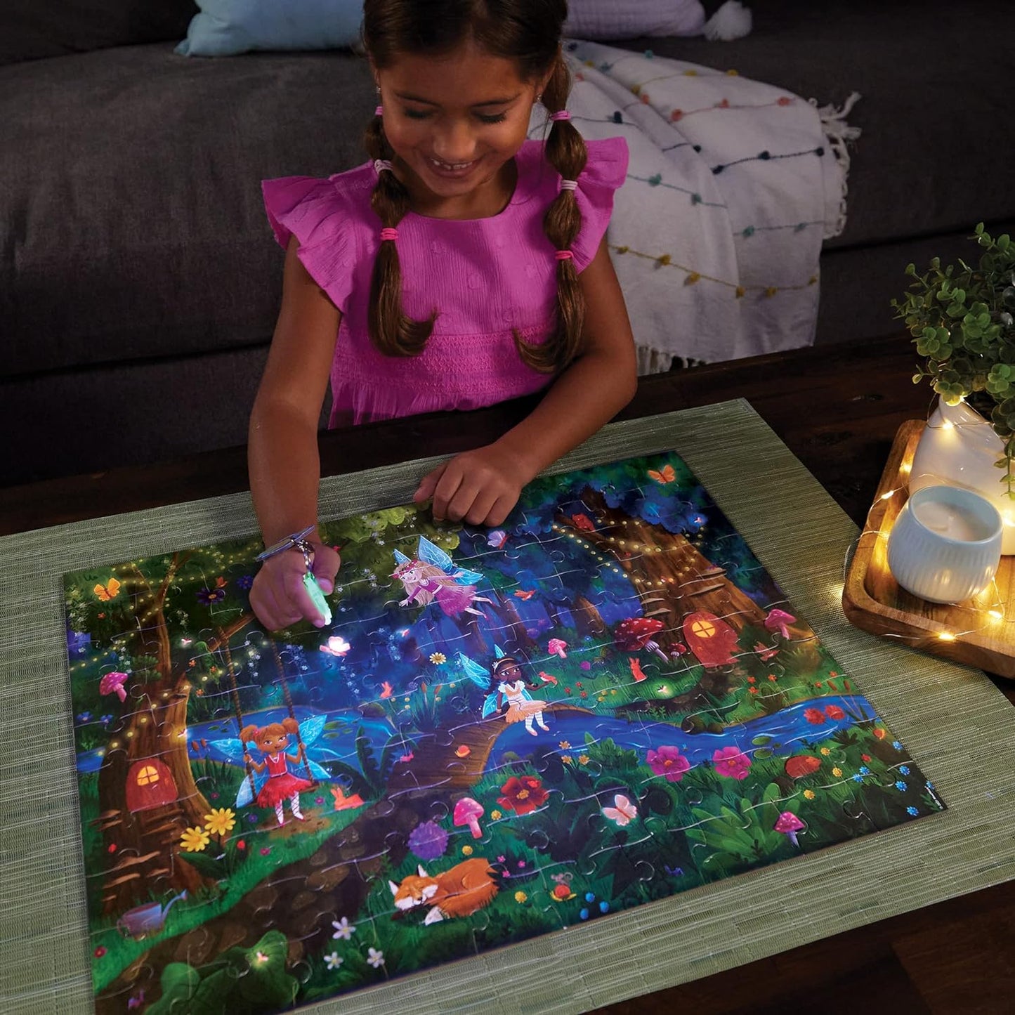 SEEK & FIND GLOW PUZZLE TWILIGHT FAIRIES