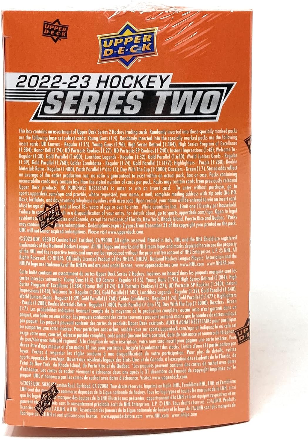 2022/23 Upper Deck Series 2 Hockey 7-Pack Blaster Box