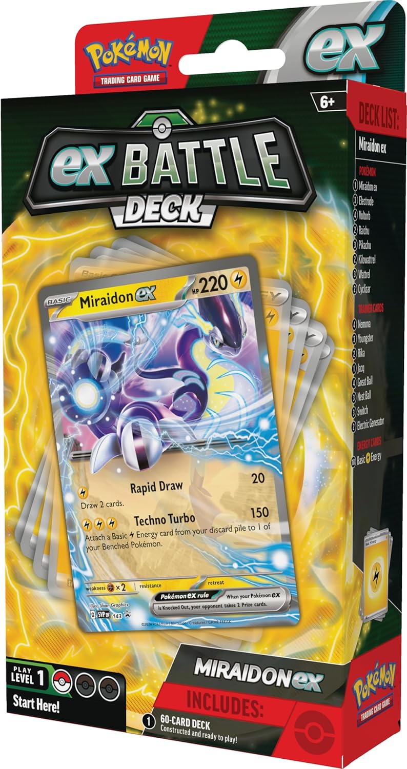 Pokémon TCG: Miraidon ex Battle Deck