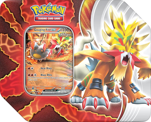 Pokemon TCG: Paradox Destinies Tin - Gouging Fire EX