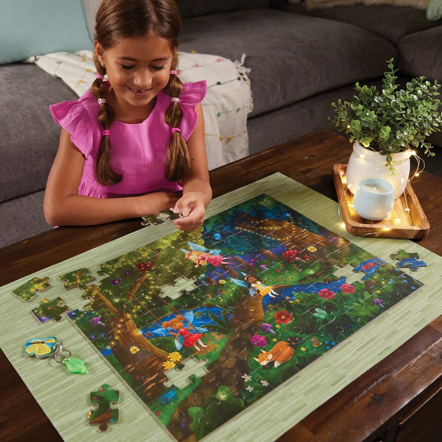 SEEK & FIND GLOW PUZZLE TWILIGHT FAIRIES