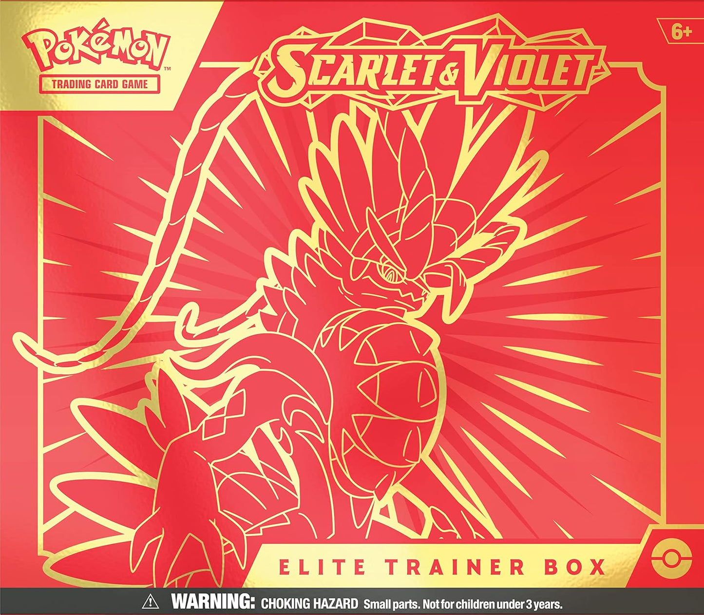 Pokémon TCG: Scarlet and Violet Elite Trainer Box - Koraidon (1 Full Art Promo Card, 9 Boosters and Premium Accessories)