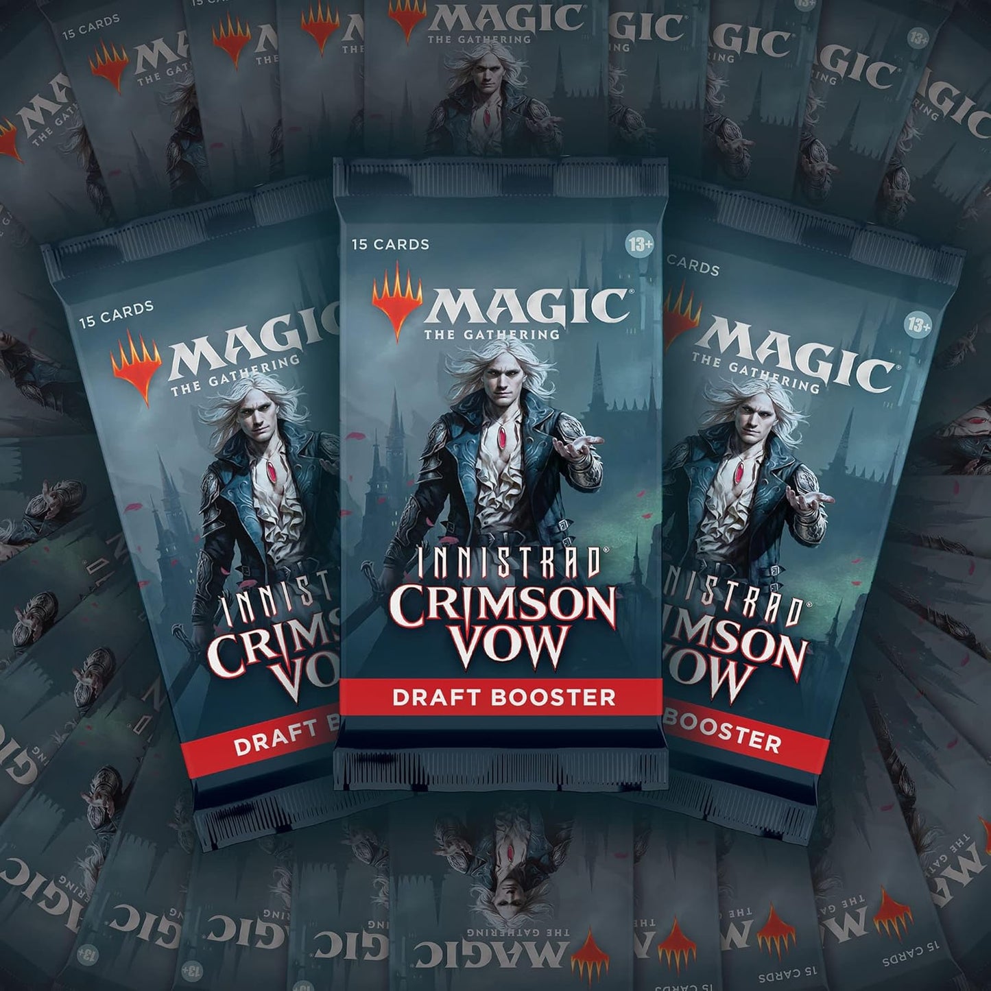 MAGIC THE GATHERING INNISTRAD CRIMSON VOW DRAFT BOOSTER PACK (random pack)