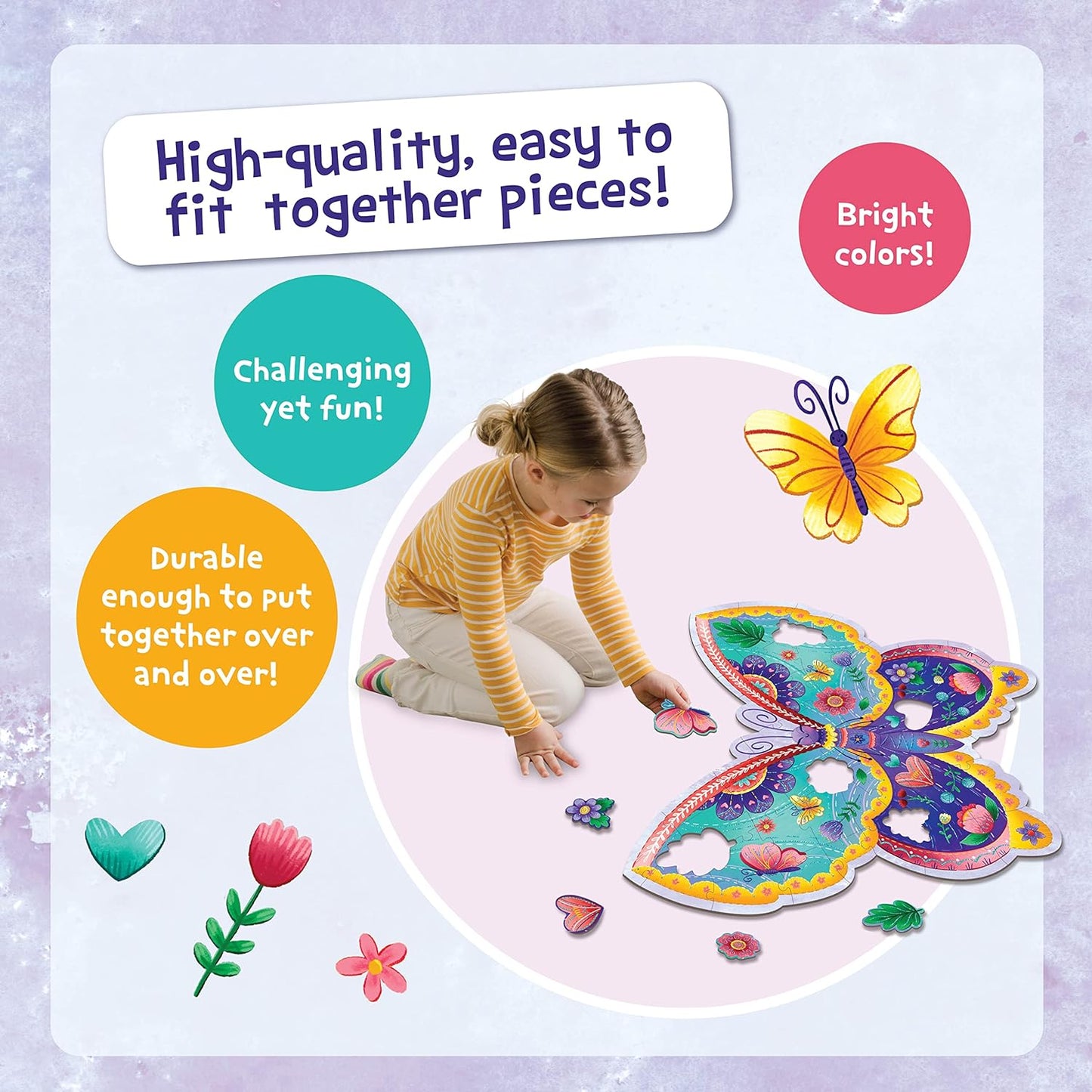 FLOOR PUZZLE BUTTERFLY