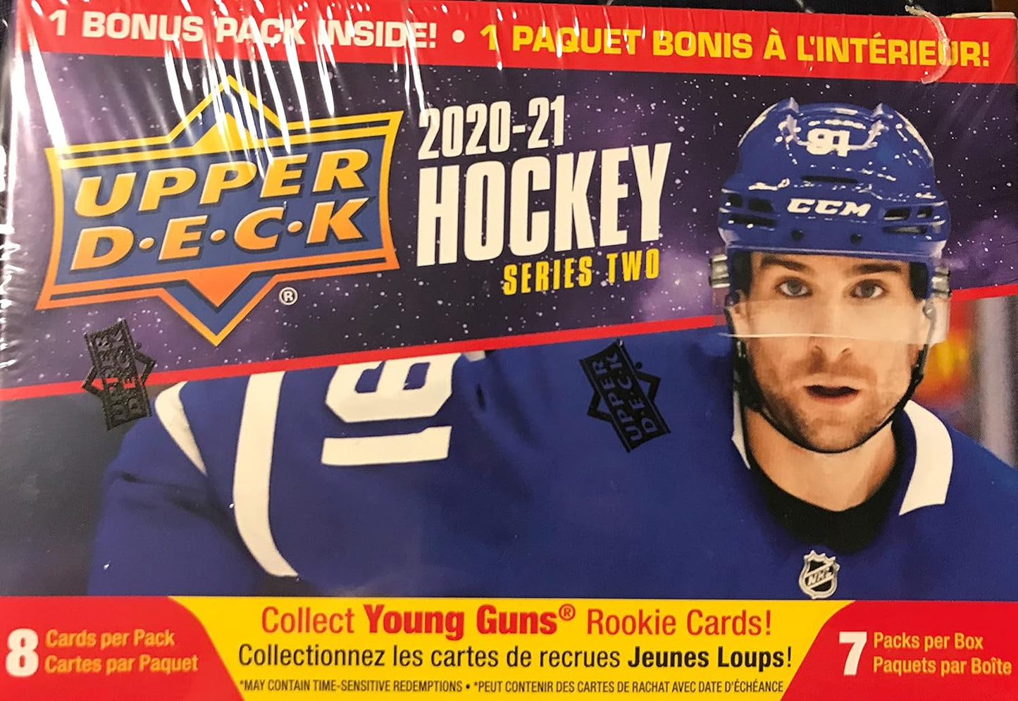 2020/21 Upper Deck Series 2 Hockey 7-Pack Blaster Box