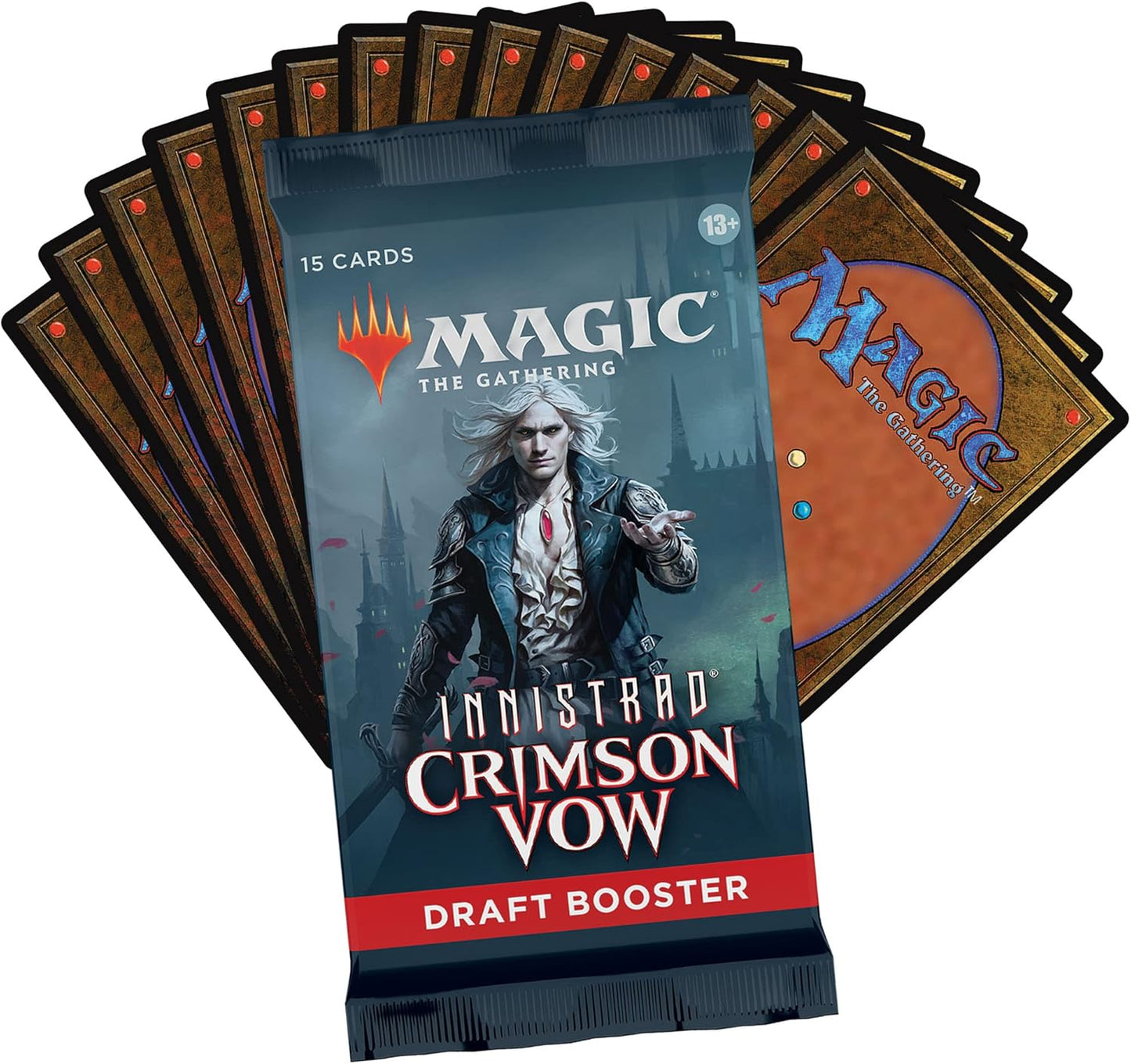 MAGIC THE GATHERING INNISTRAD CRIMSON VOW DRAFT BOOSTER PACK (random pack)