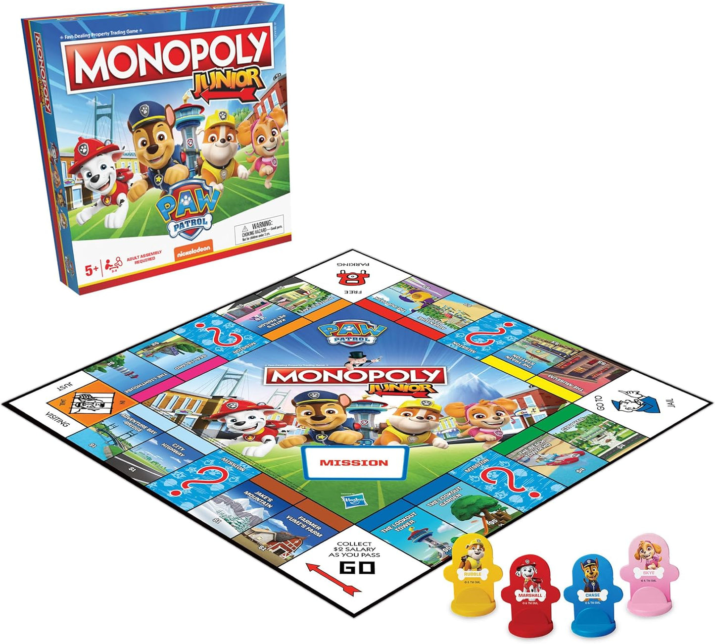 MONOPOLY JR PAW PATROL GAME