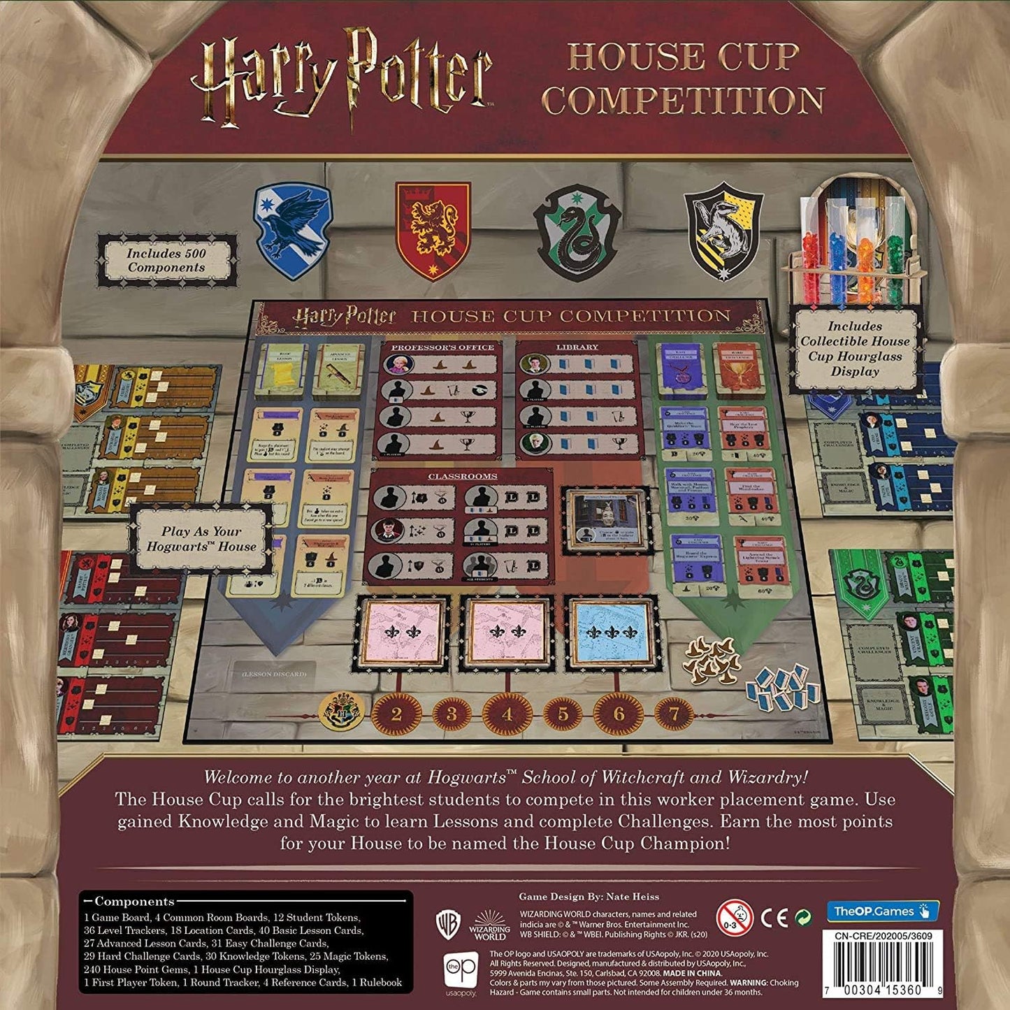 HARRY POTTER HOGWARTS HOUSE CUP COMPETITION GAME