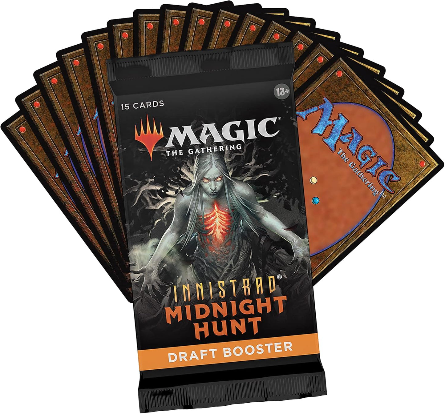 MAGIC THE GATHERING INNISTRAD MIDNIGHT HUNT DRAFT BOOSTER (random pack)