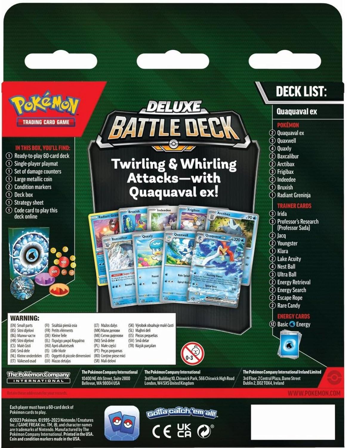 POKEMON TCG: Deluxe Battle Deck: Quaquaval