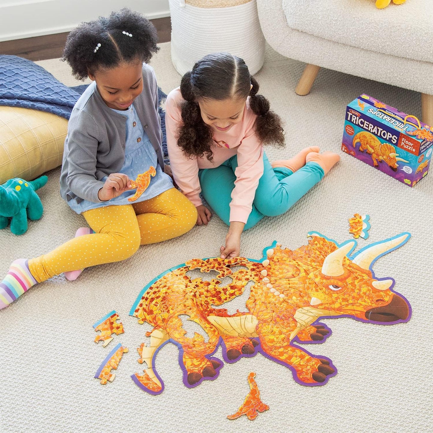 FLOOR PUZZLE TRICERATOPS