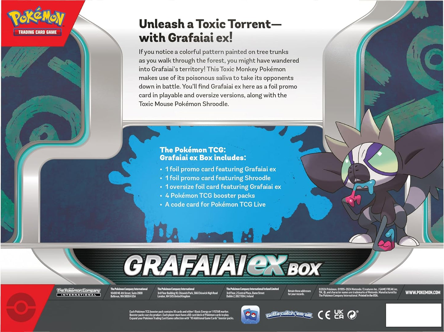 POKEMON EX BOX GRAFAIAI