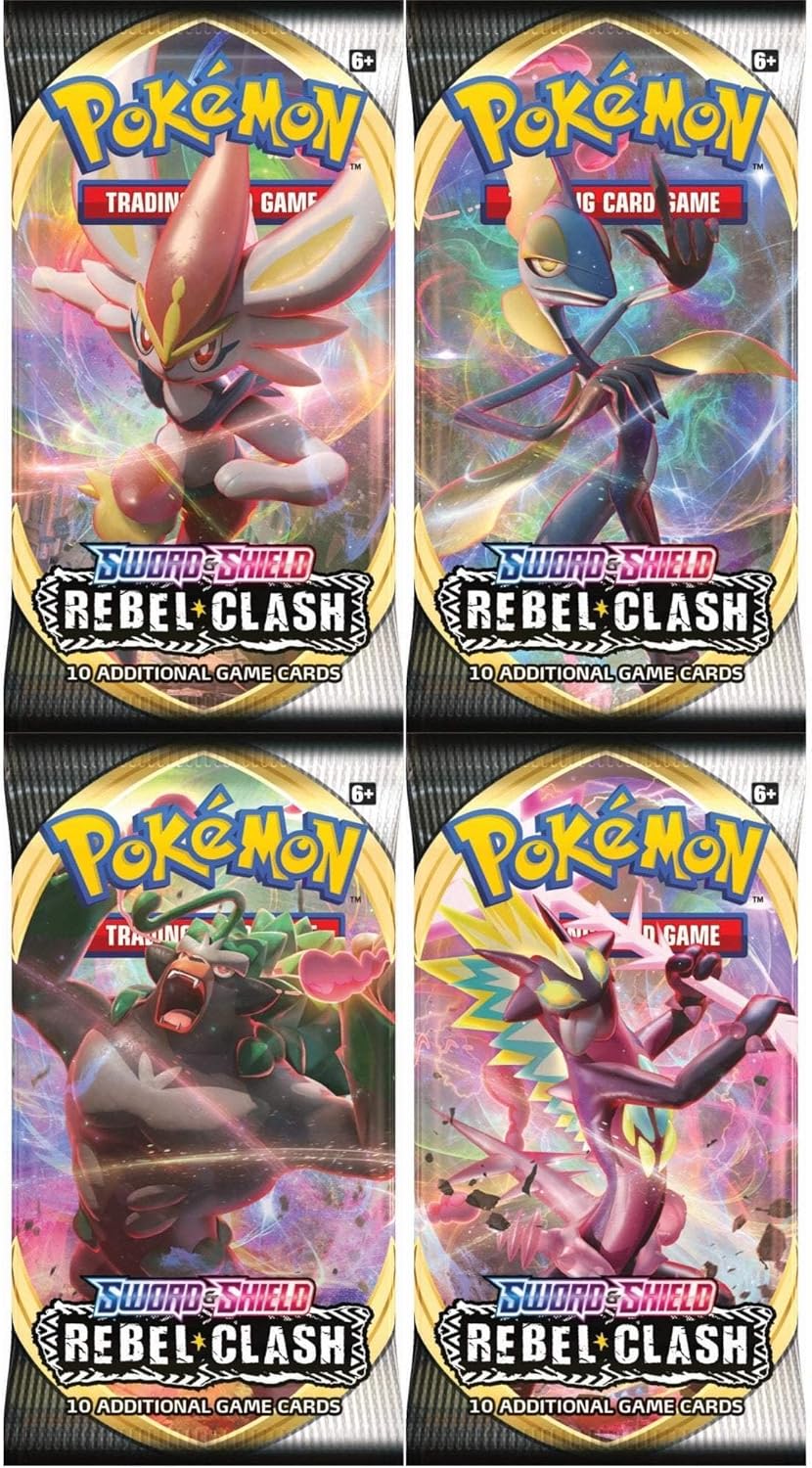 Pokemon TCG: Sword and Shield Rebel Clash Booster Pack (1 Random pack)