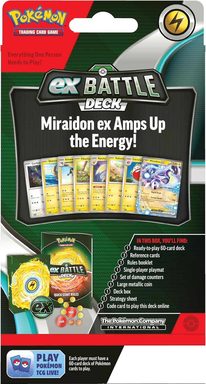 Pokémon TCG: Miraidon ex Battle Deck