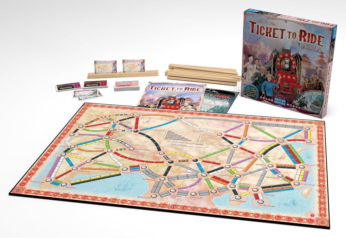 TICKET TO RIDE: MAP #1 - ASIA