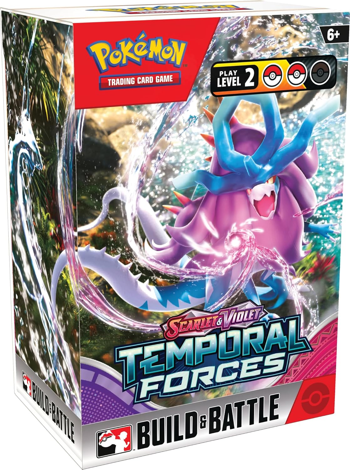 POKEMON TCG: SCARLET and VIOLET: TEMPORAL FORCES: Build & Battle Box