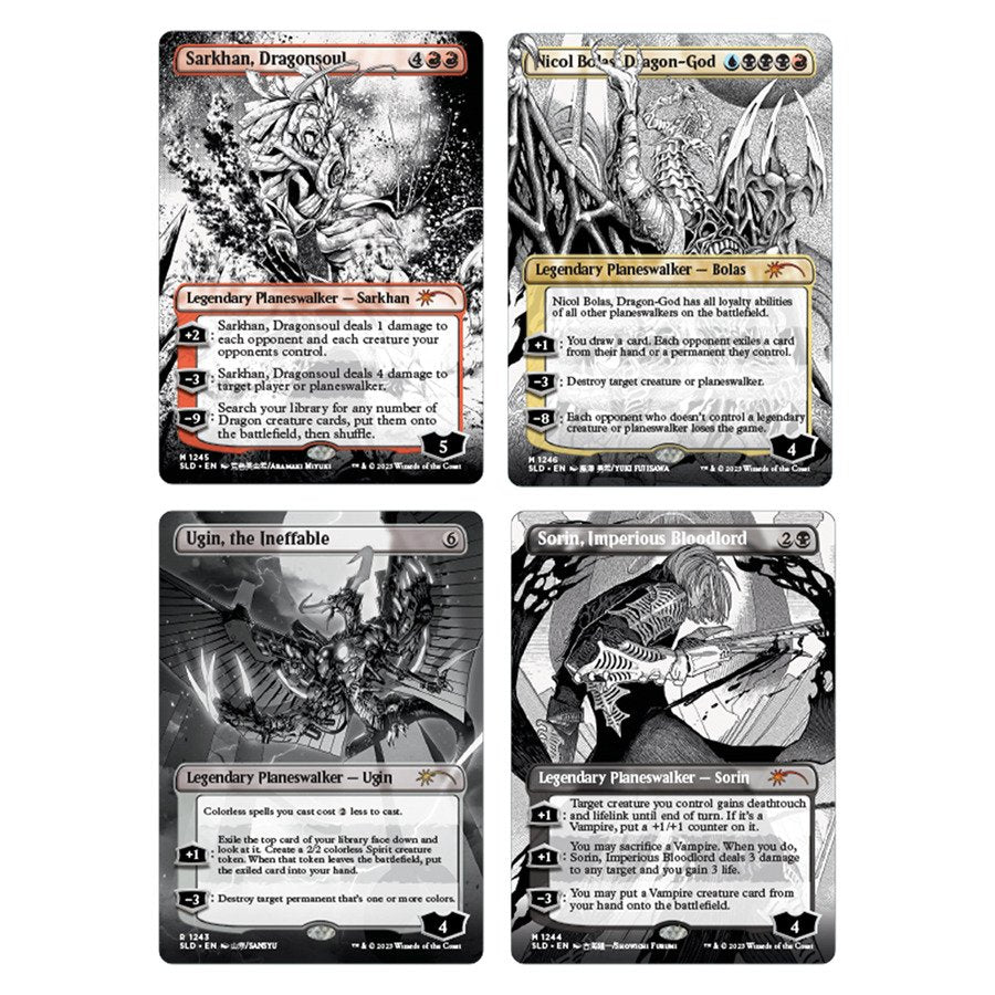 Magic The Gathering SECRET LAIR MORE BORDERLESS PLANESWALKERS