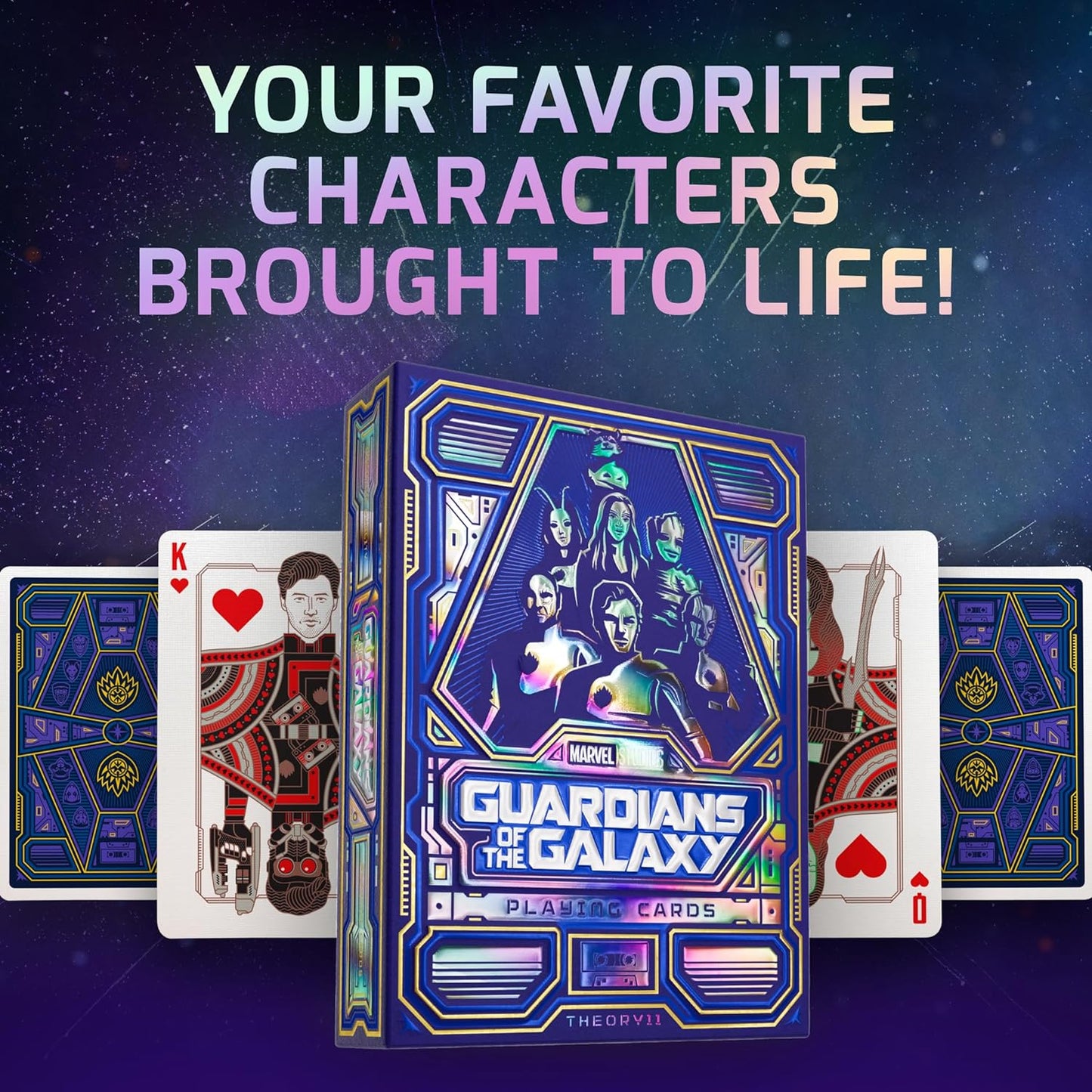 Theory 11 Guardians of The Galaxy Playing Cards