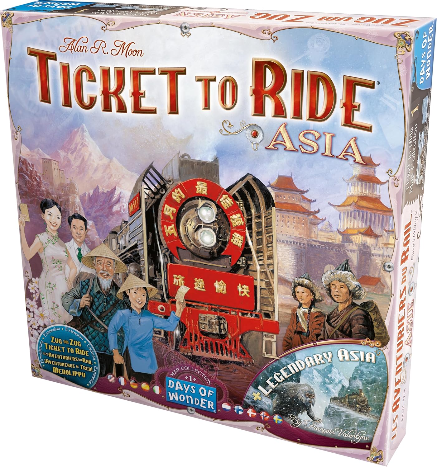 TICKET TO RIDE: MAP #1 - ASIA