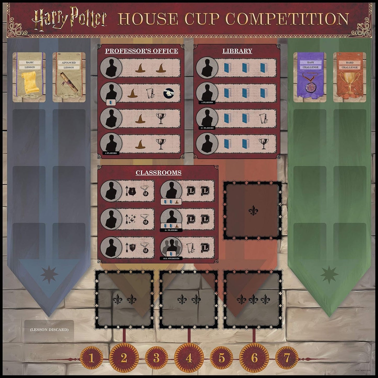 HARRY POTTER HOGWARTS HOUSE CUP COMPETITION GAME