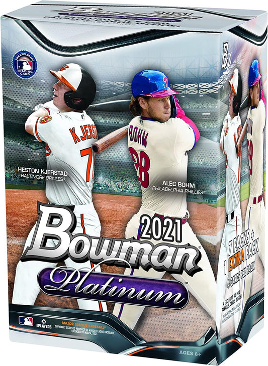 2021 Bowman Platinum Baseball 8-Pack Blaster Box