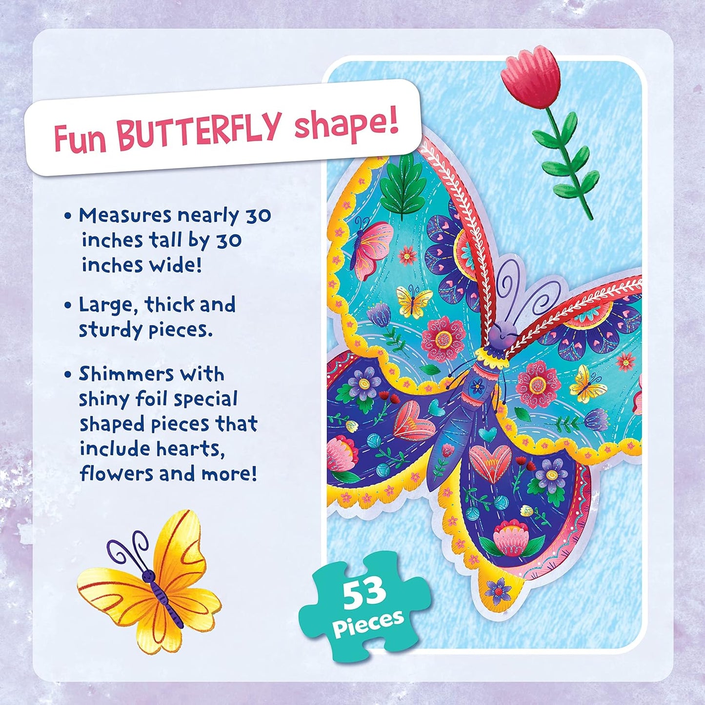 FLOOR PUZZLE BUTTERFLY