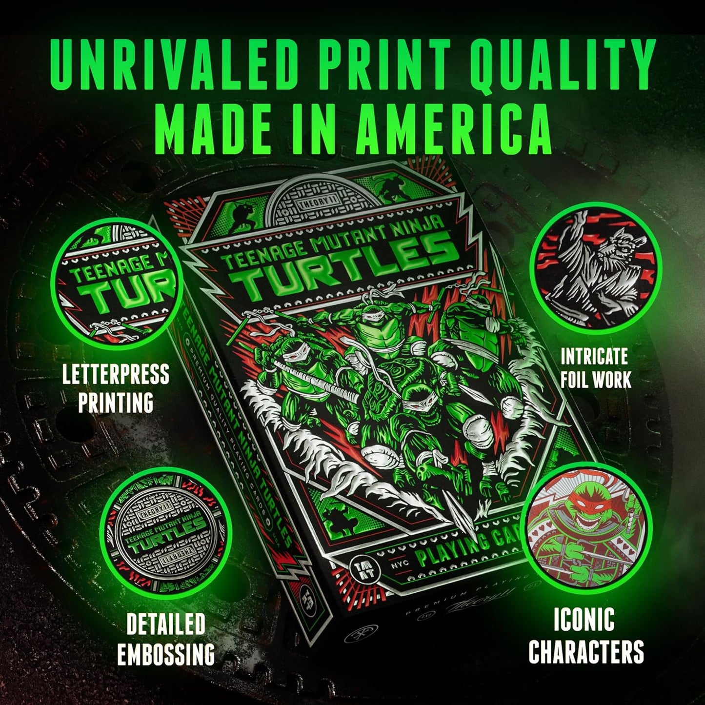 Theory 11 Teenage Mutant Ninja Turtles Playing Cards