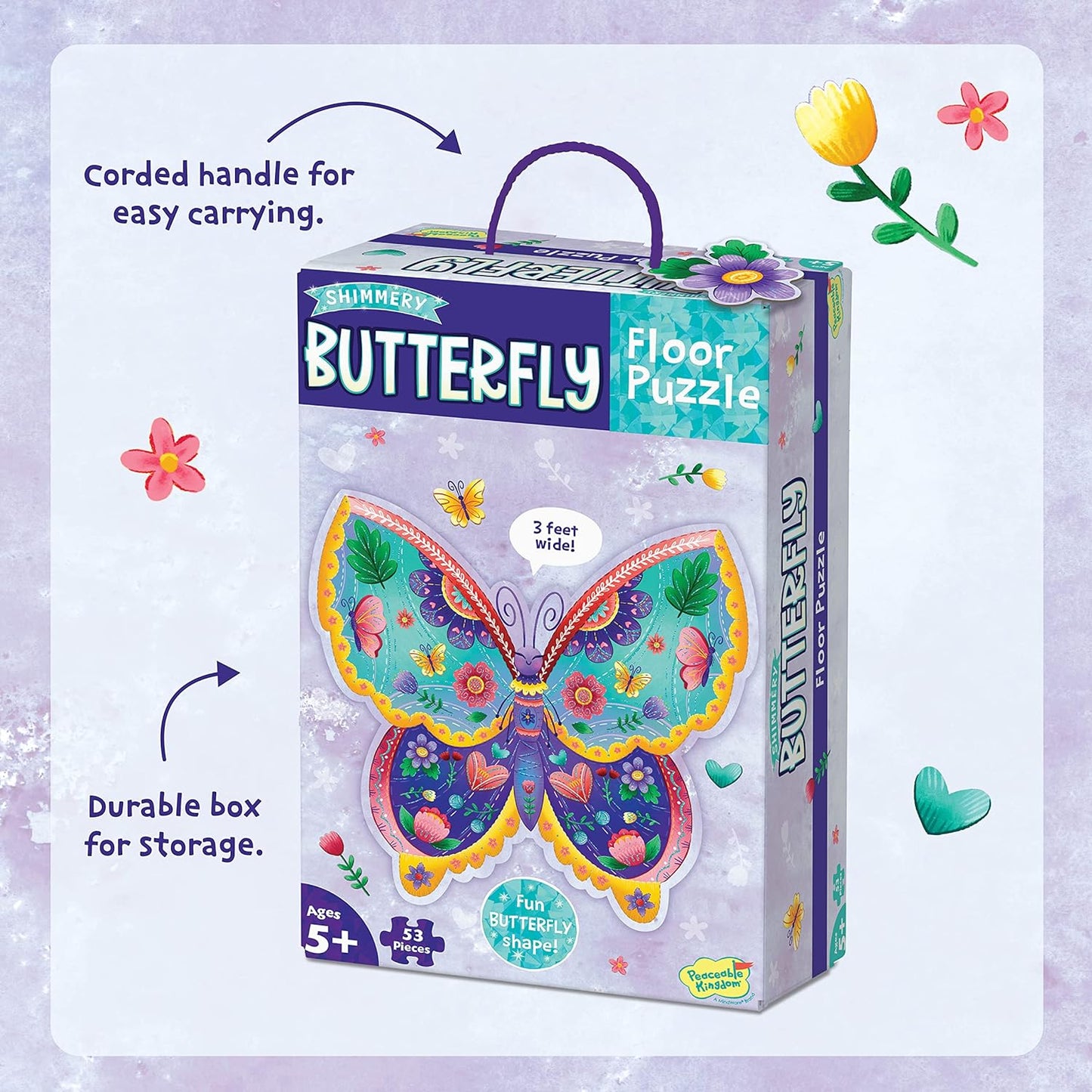 FLOOR PUZZLE BUTTERFLY