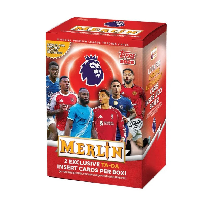 2026 TOPPS MERLIN PREMIER LEAGUE CARDS – VALUE BLASTER BOX