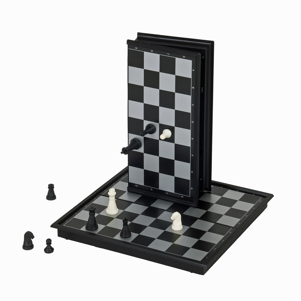 CHESS SET, 10" MAGNETIC FOLDING