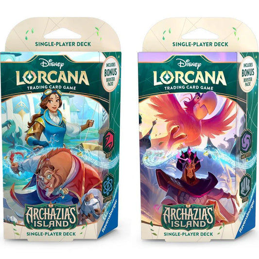 DISNEY LORCANA ARCHAZIA’S ISLAND STARTER DECK (1 RANDOM DECK)