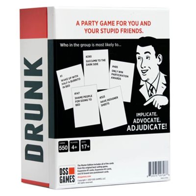 Drunk Stoned or Stupid: Master Editon - A Party Game