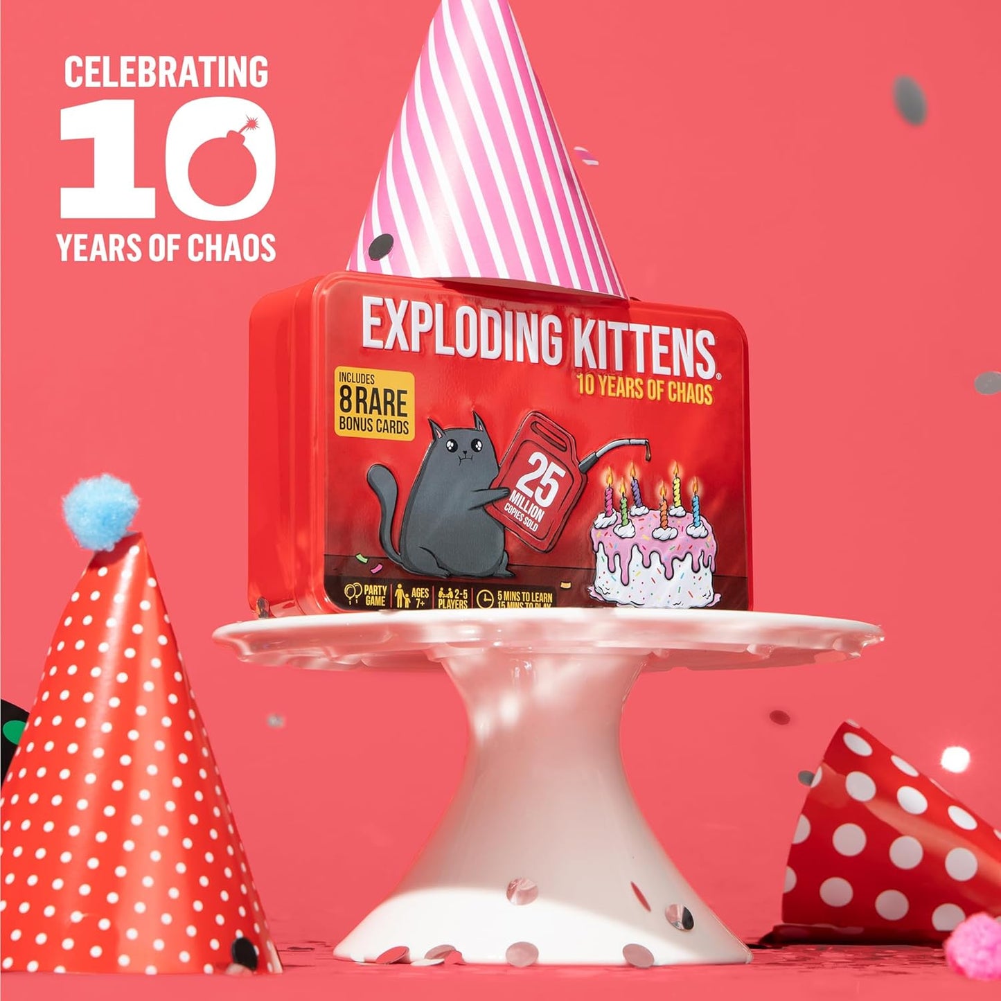 Exploding Kittens - 10 Years Anniversary Tin