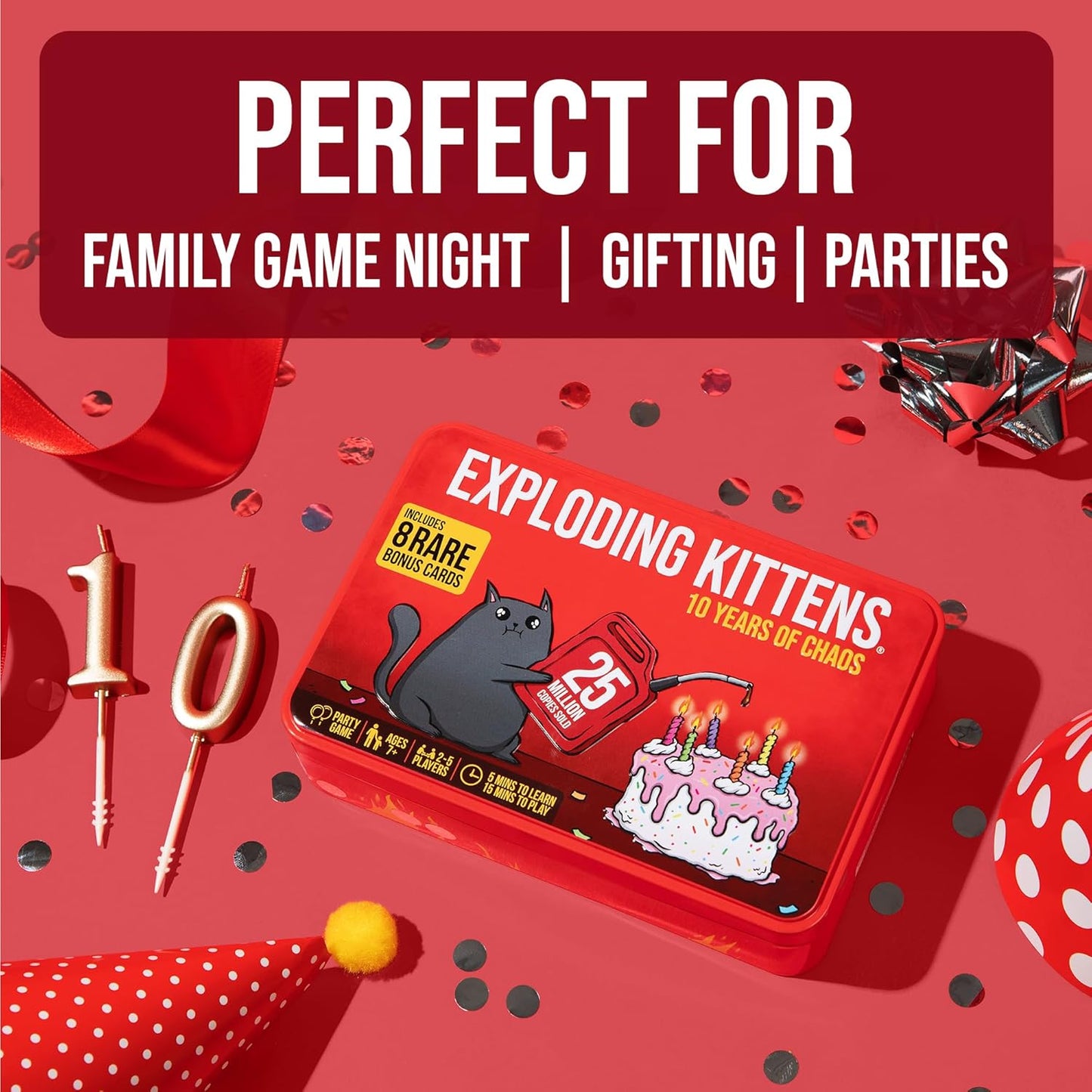 Exploding Kittens - 10 Years Anniversary Tin