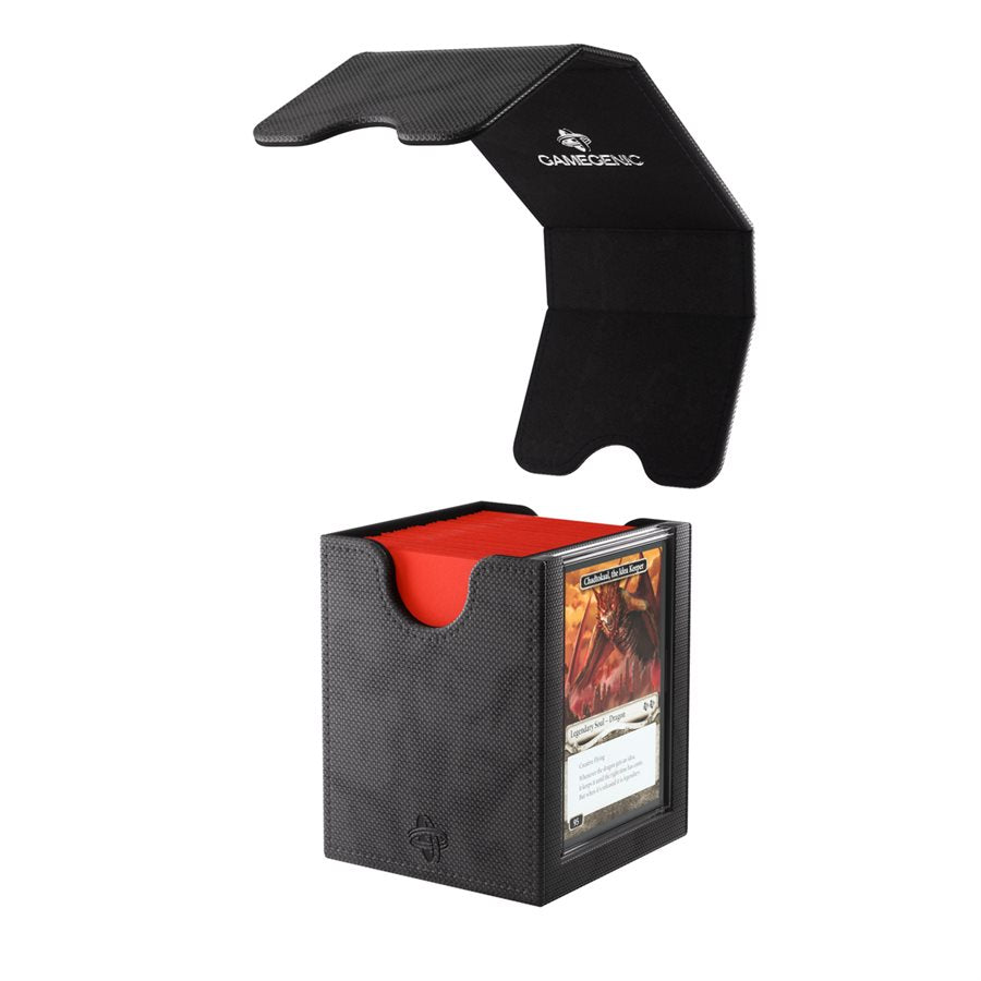 Gamegenic Deck Box: Squire Plus XL: Black (100 ct)