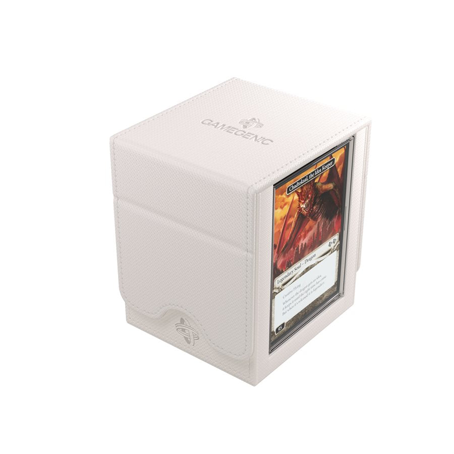 Gamegenic Deck Box: Squire Plus XL: White (100 ct)
