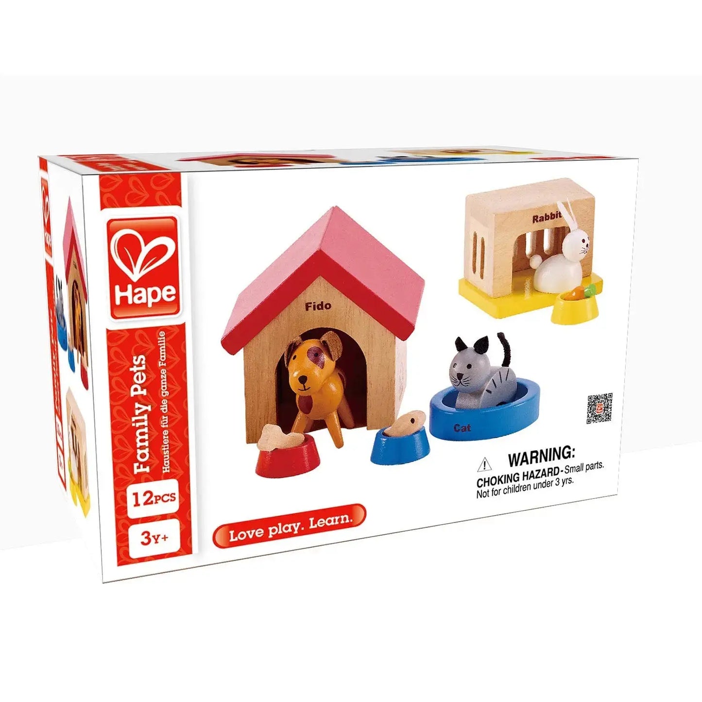 Family Pets Wooden Dollhouse Animal Set