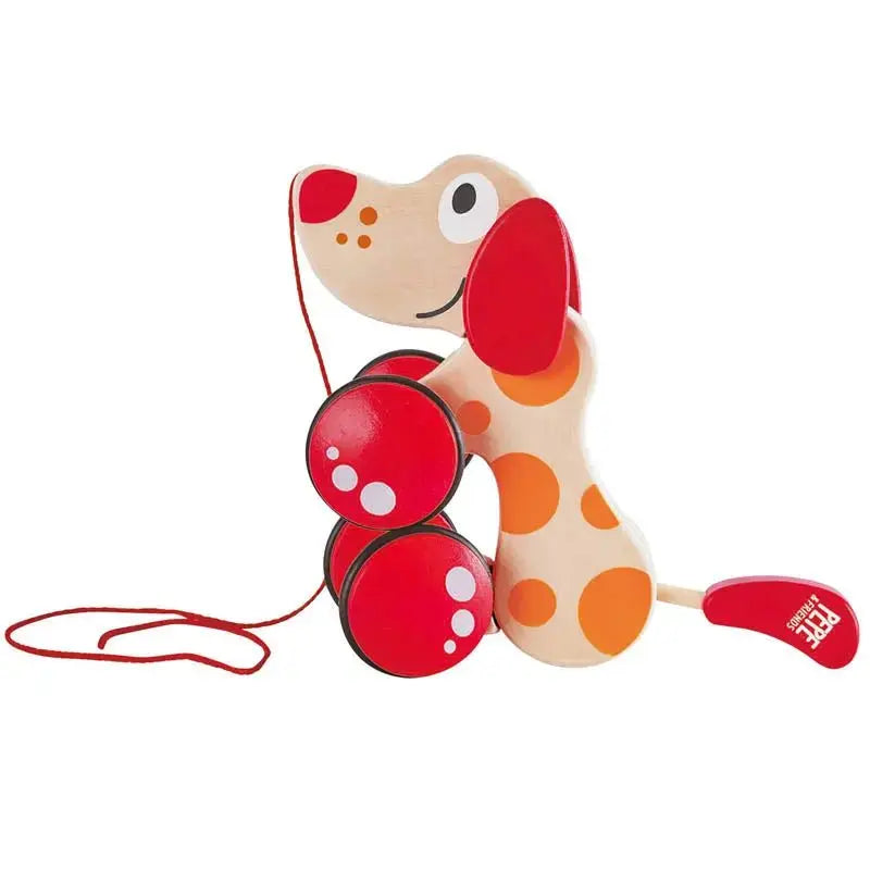 Walk-A-Long Puppy Wooden Pull Toy