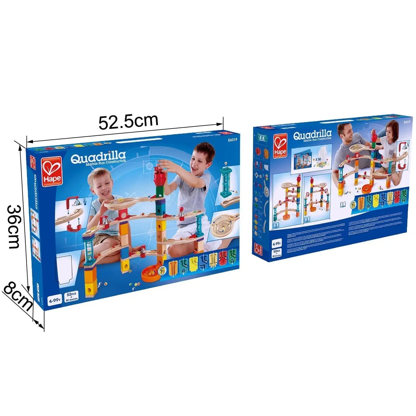 Quadrilla Castle Escape Wooden Marble Run Blocks