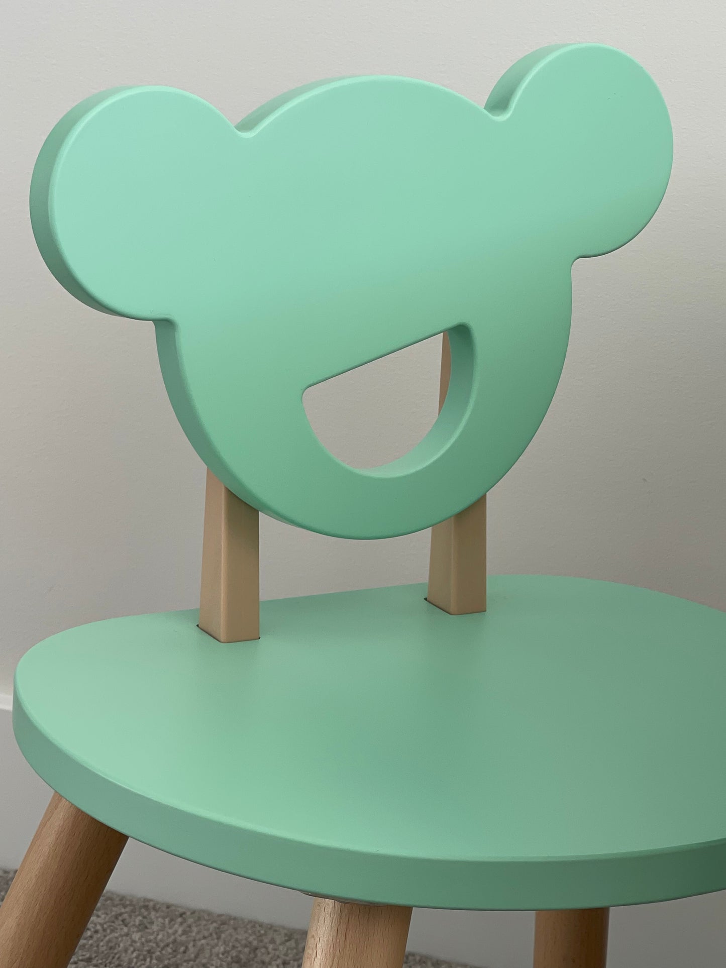 Bear Table and Chair Set - Mint/Green