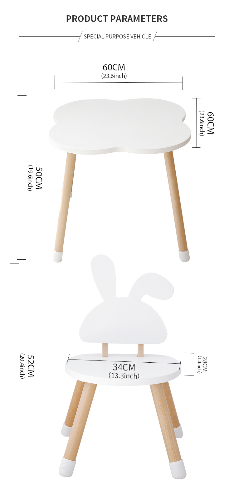 “Rabbit" Table and Chair Set - Blue