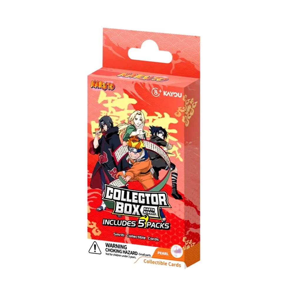 NARUTO SMRITI COLLECTIBLE CARDS EARTH SCROLL SERIES 2 5PK COLLECTOR BOX