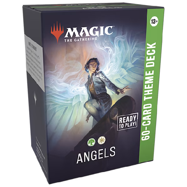 Card game box for 'Magic: The Gathering' featuring an angel theme.