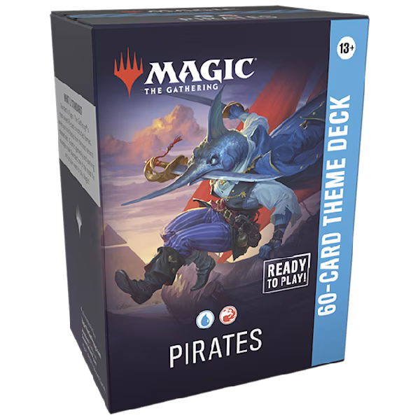Magic the Gathering Pirates 60-Card Theme Deck packaging on a white background