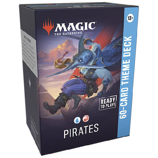 Magic the Gathering Pirates 60-Card Theme Deck packaging on a white background