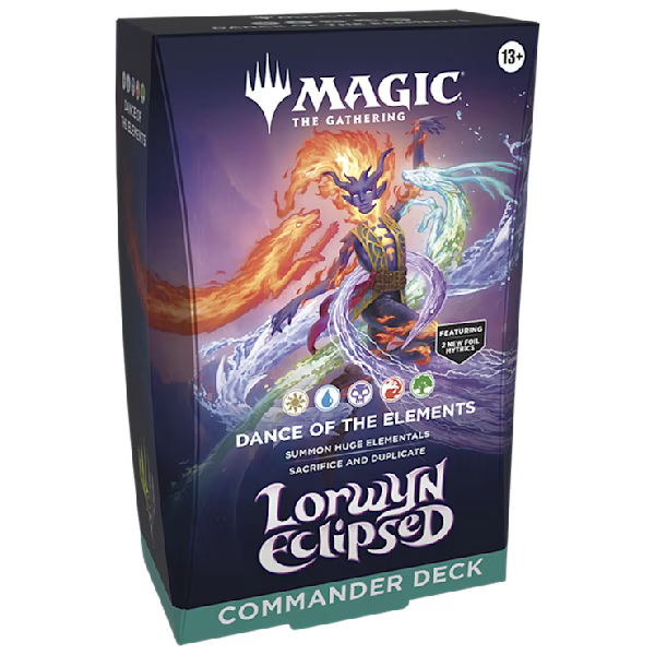 MAGIC: THE GATHERING card game box with colorful artwork on a white background