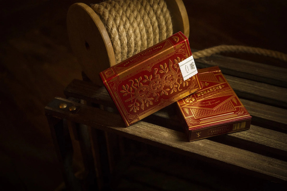 Theory 11 Monarchs Playing Cards - Red