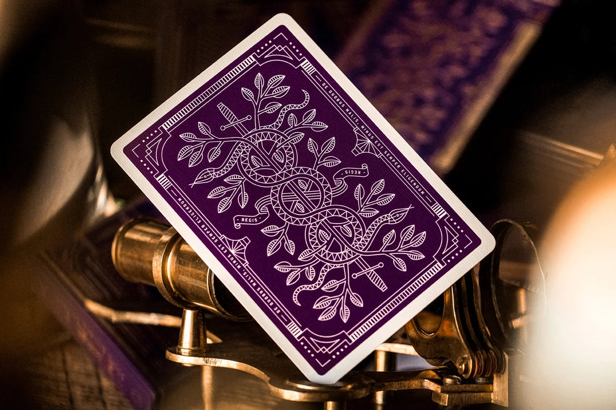 Theory 11 Monarchs Playing Cards - Purple